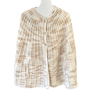 Handmade Crochet Poncho/Shawl